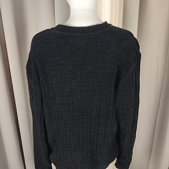 Croft & Barrow Extra Soft Crewneck Black Sweater Size Large - Picture 2 of 11